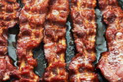 bacon frying