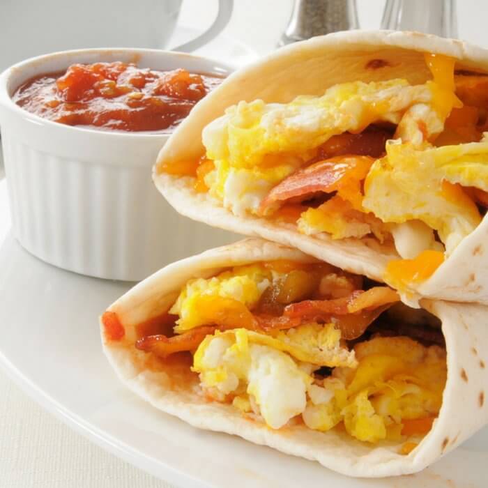 freezer breakfast burrito